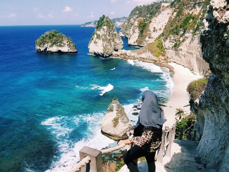 Panorama of Diamond Beach, Nusa Penida