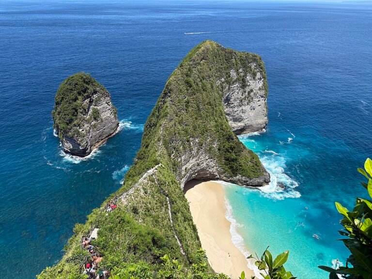 Coastal panorama of Kelingking Beach, Nusa Penida